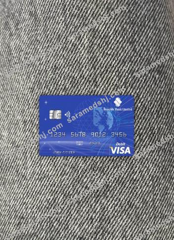 Barbados Republic Bank visa card photolook front